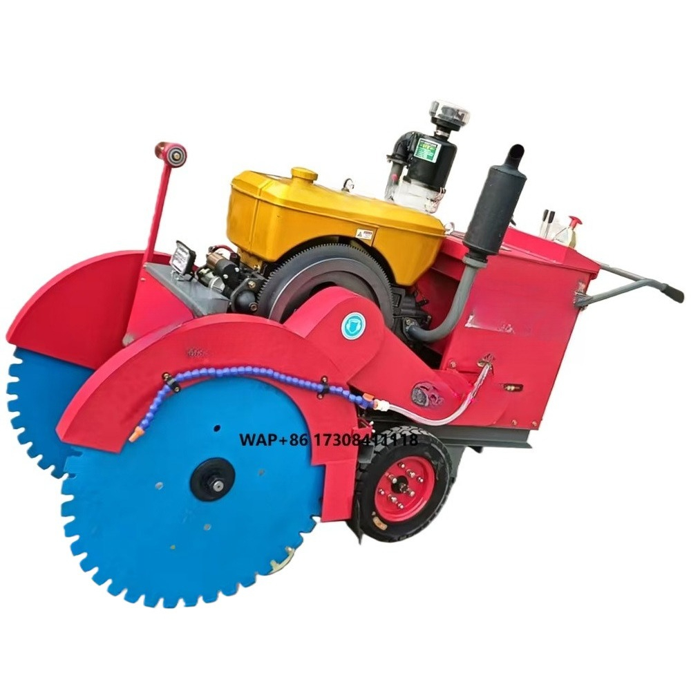 Electric Concrete Cutter - Engine Remote Control Road Cutting Machine