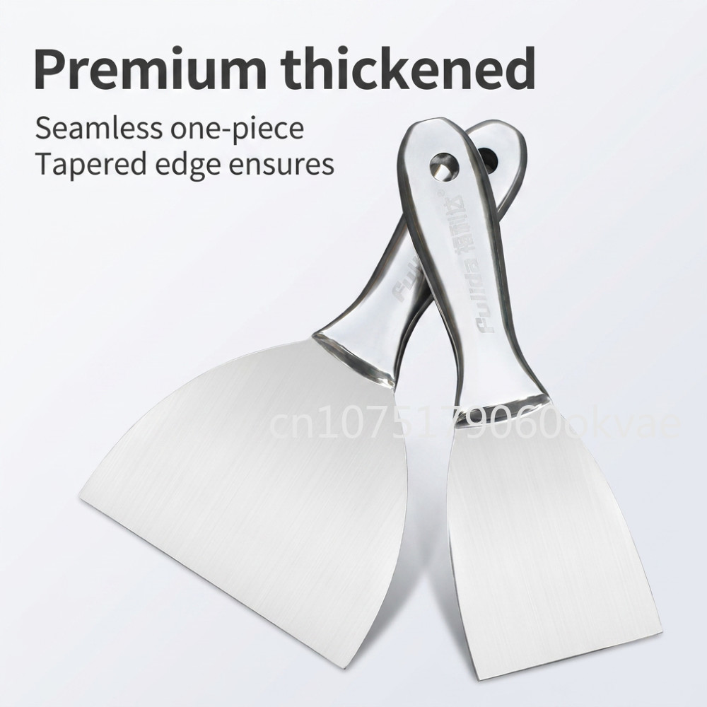 Heavy Equipment Scraper - Stainless Steel Putty Knife Wall Scraper