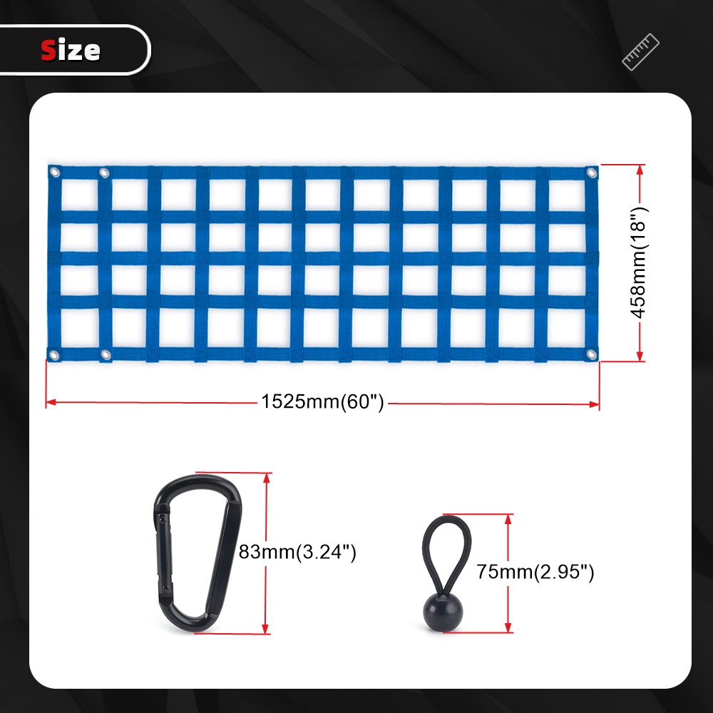 RASTP-Truck Tailgate Net 60''x - Heavy Equipment Trailer recension och pris