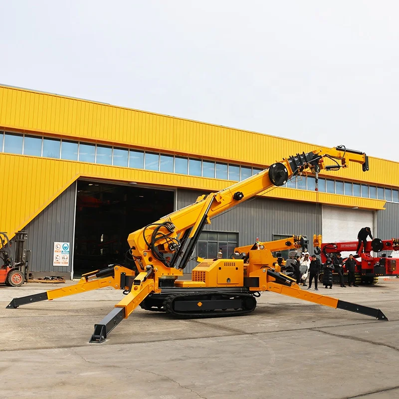 Small Mobile Spider Crane 5 To - Heavy Equipment Crane recension och pris