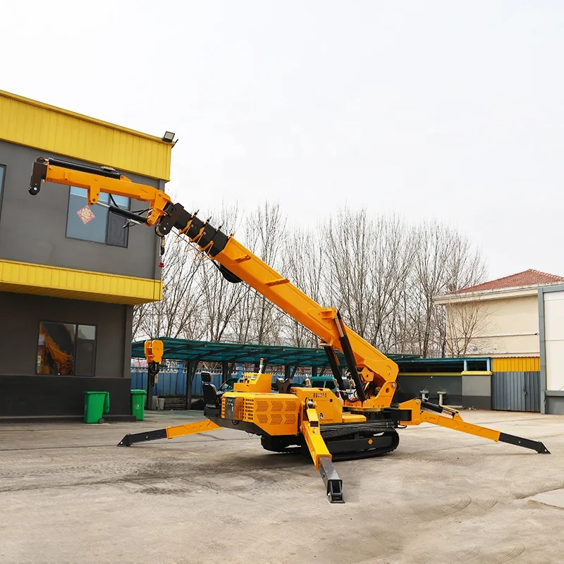 Small Mobile Spider Crane 5 To - Heavy Equipment Crane recension och pris