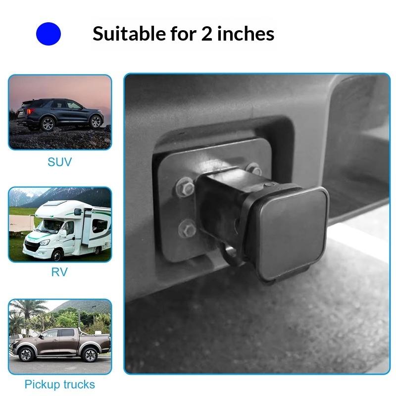 2-Inch Rubber Towing Hitch Cov - Heavy Equipment Trailer recension och pris