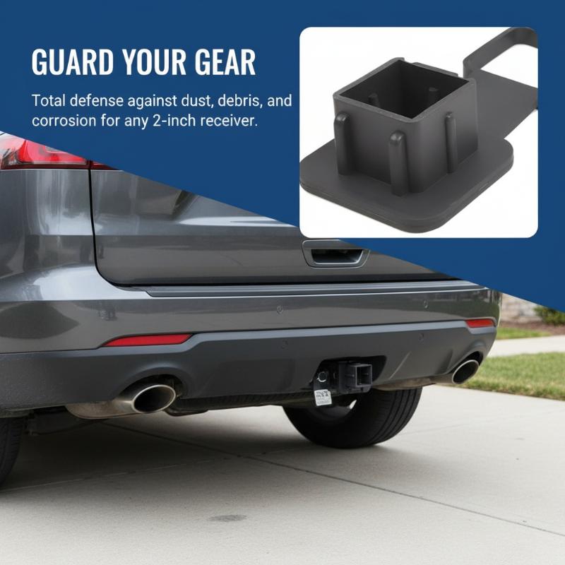2-Inch Rubber Towing Hitch Cov - Heavy Equipment Trailer recension och pris