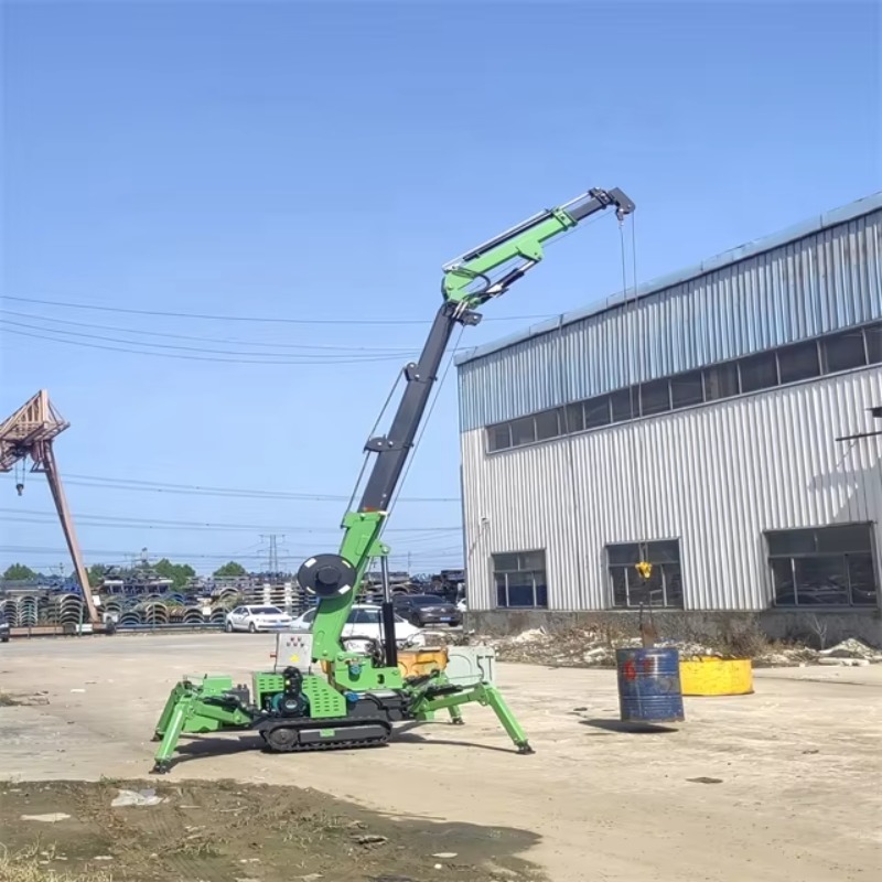 Compact Mini Spider Crane Hydr - Heavy Equipment Crane recension och pris