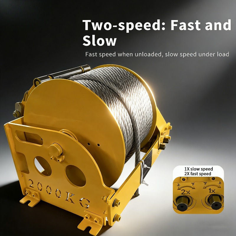 Hand Crank Dual Speed Winch He - Heavy Equipment Repair Manuals recension och pris