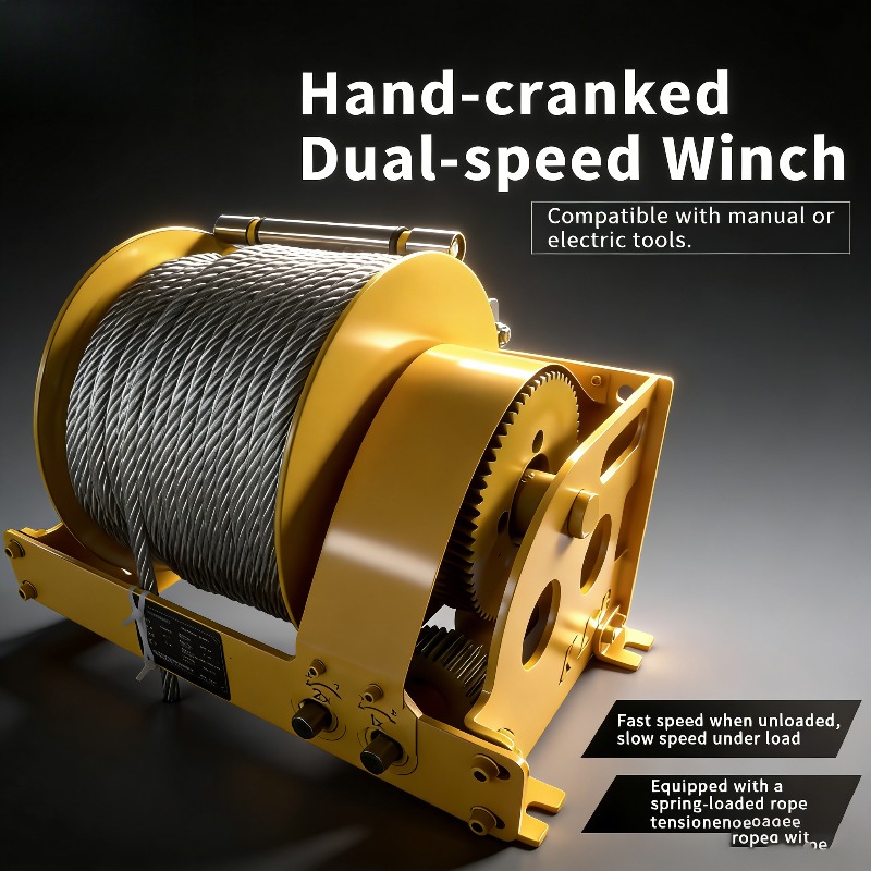Hand Crank Dual Speed Winch He - Heavy Equipment Repair Manuals recension och pris