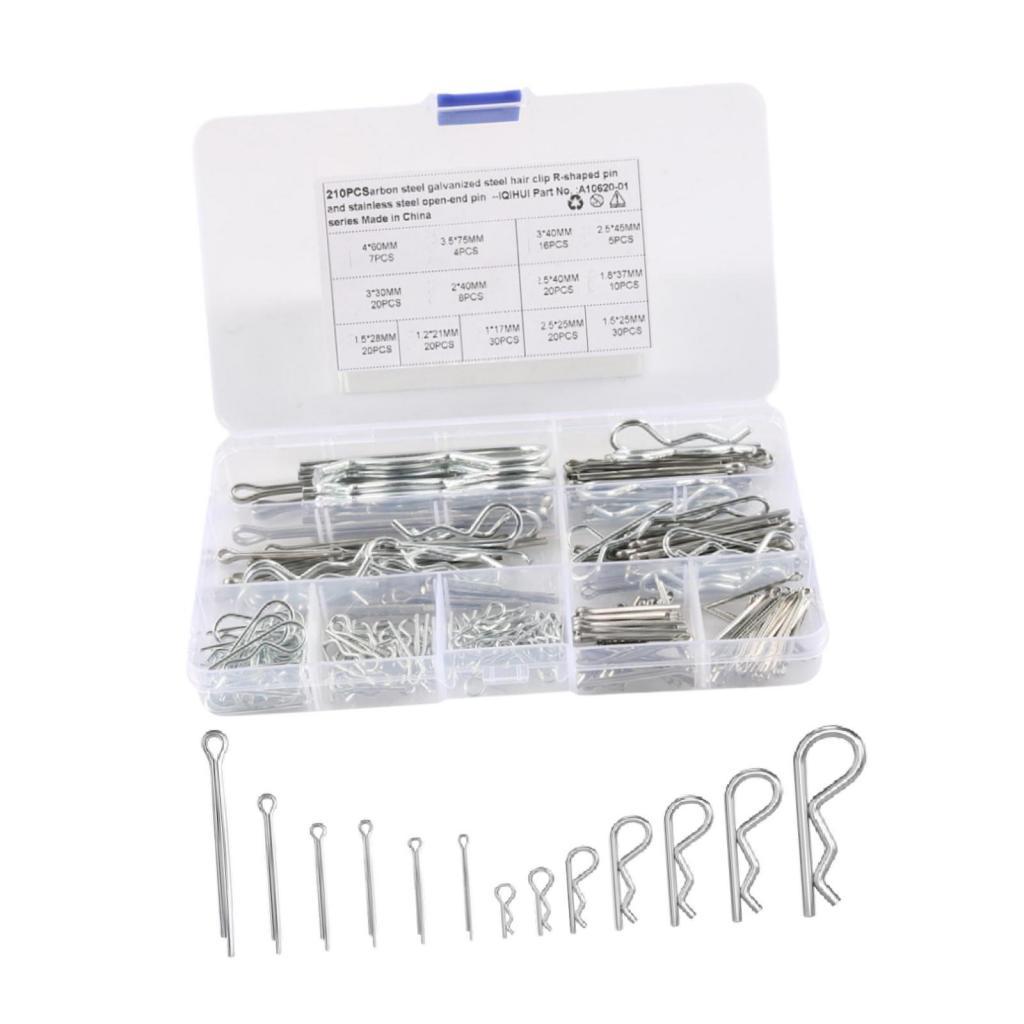 210x Cotter Pin Assortment Kit - Heavy Equipment Workshop recension och pris