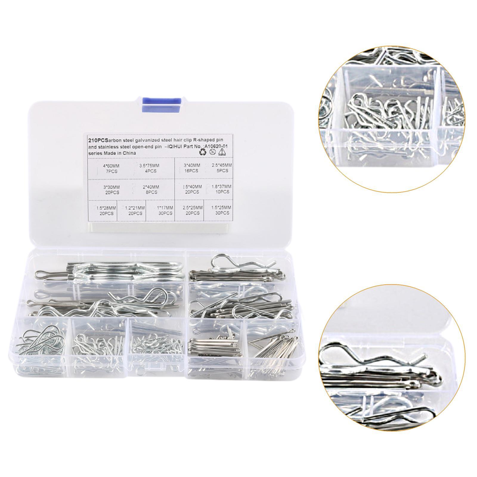 210x Cotter Pin Assortment Kit - Heavy Equipment Workshop recension och pris