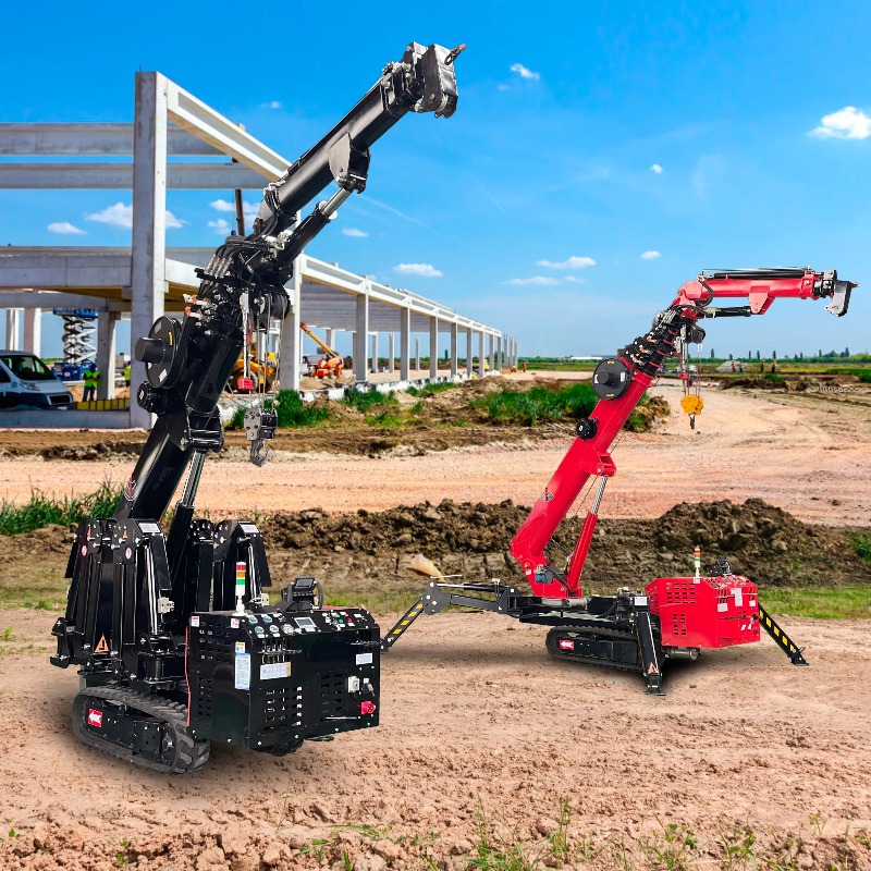 Compact Mini Spider Crane Hydr - Heavy Equipment Crane recension och pris