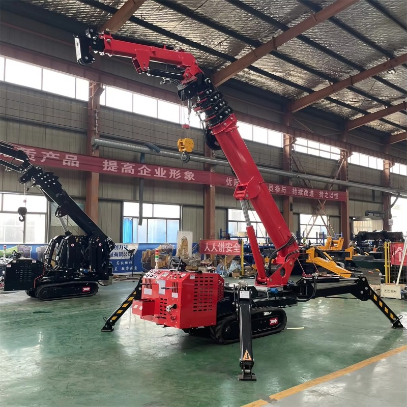 Compact Mini Spider Crane Hydr - Heavy Equipment Crane recension och pris