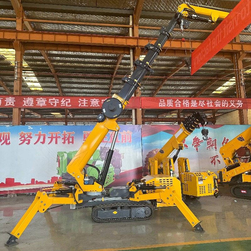 Compact Mini Spider Crane Hydr - Heavy Equipment Crane recension och pris