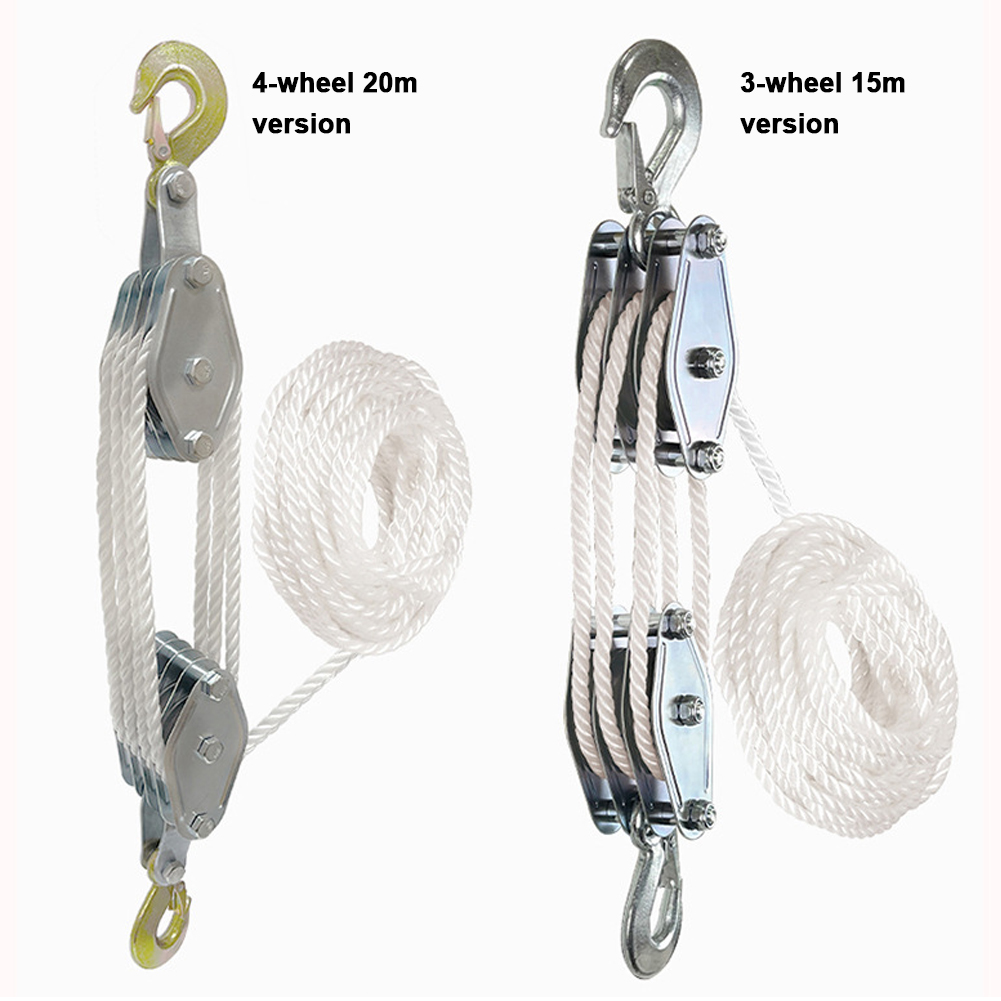 270° Rotatable Rope Pulley Blo - Heavy Equipment Crane recension och pris