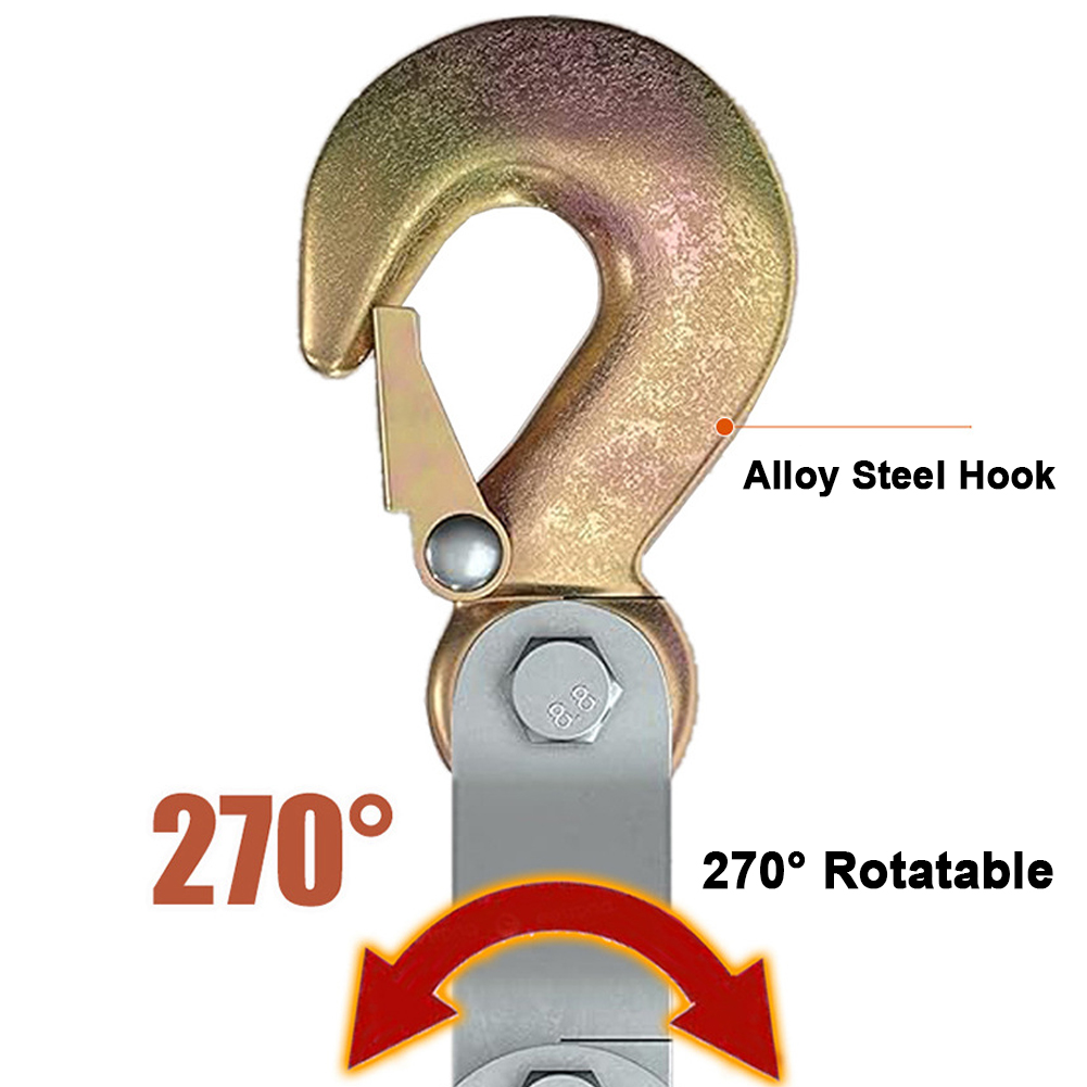 270° Rotatable Rope Pulley Blo - Heavy Equipment Crane recension och pris