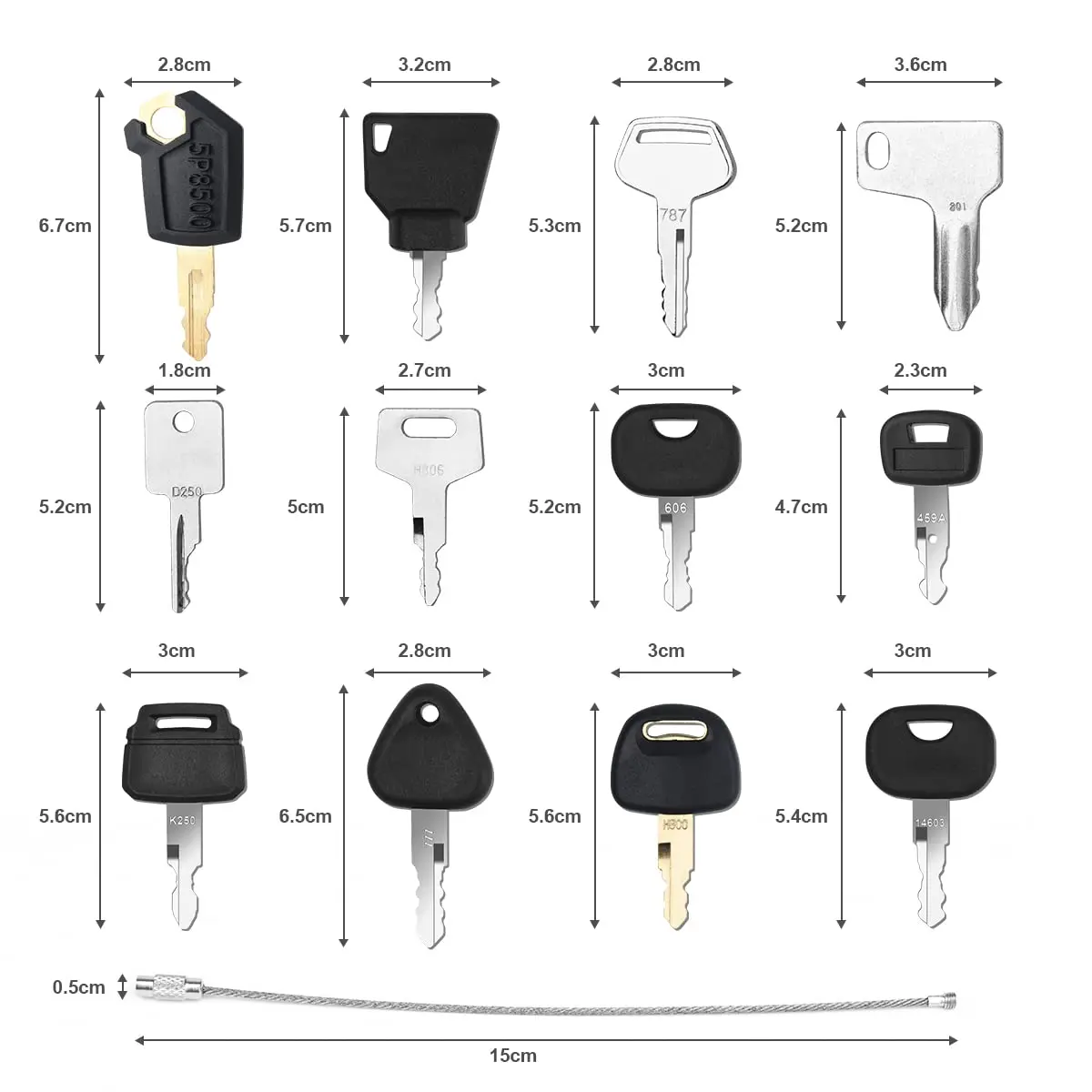 12 Keys Heavy Equipment Constr - Heavy Equipment Caterpillar recension och pris