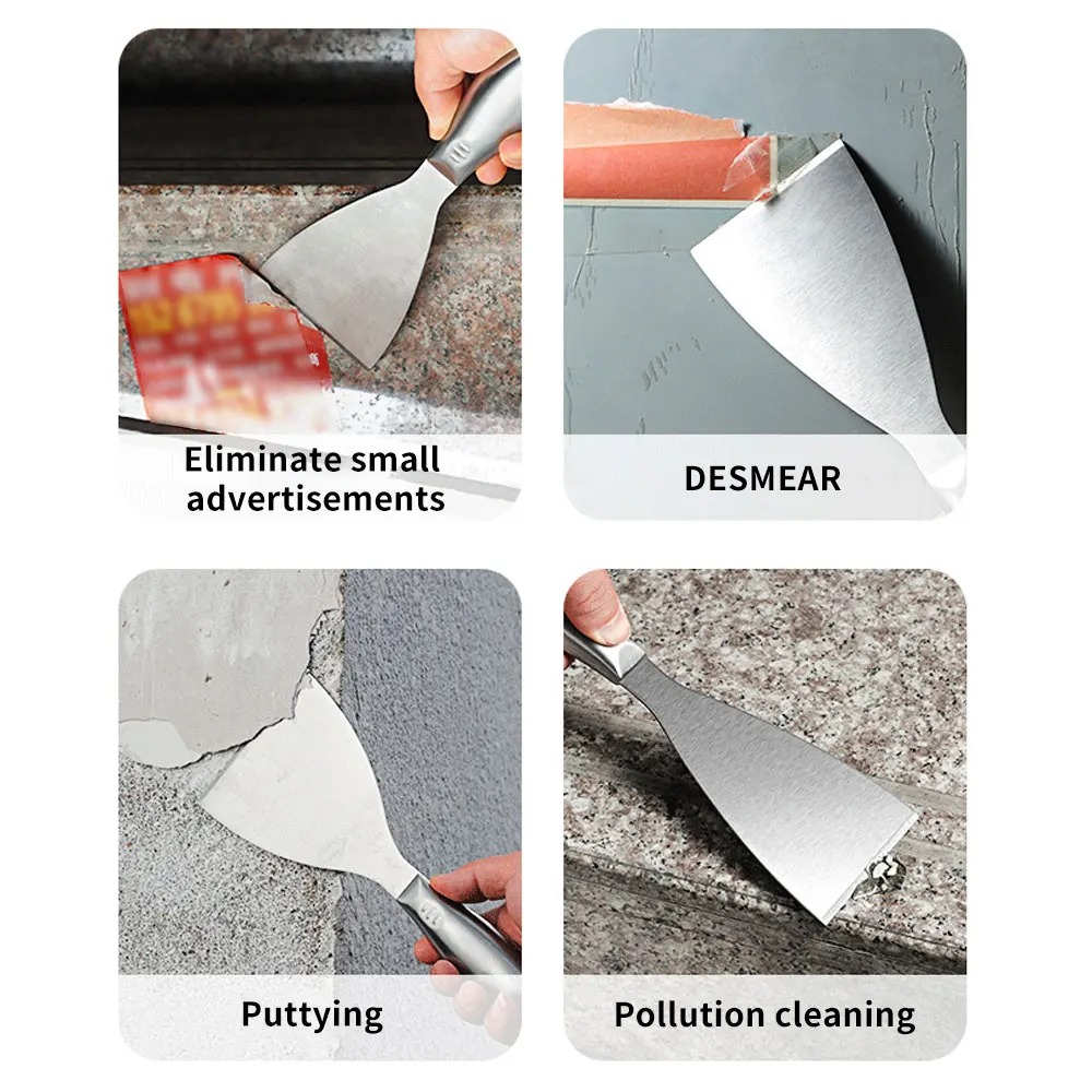 Stainless Steel Scraper Set He - Heavy Equipment Scraper recension och pris