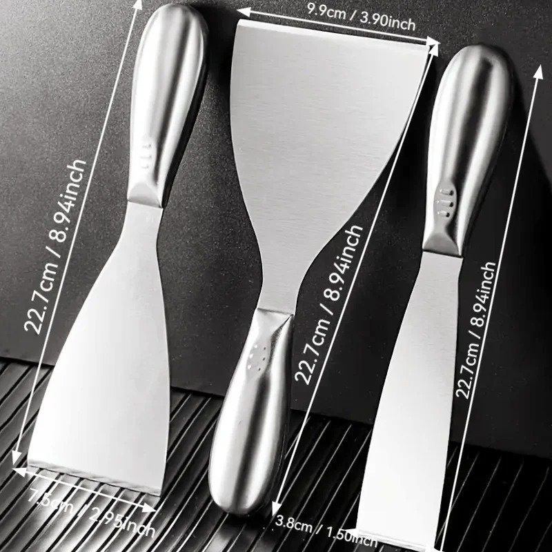 Stainless Steel Scraper Set He - Heavy Equipment Scraper recension och pris